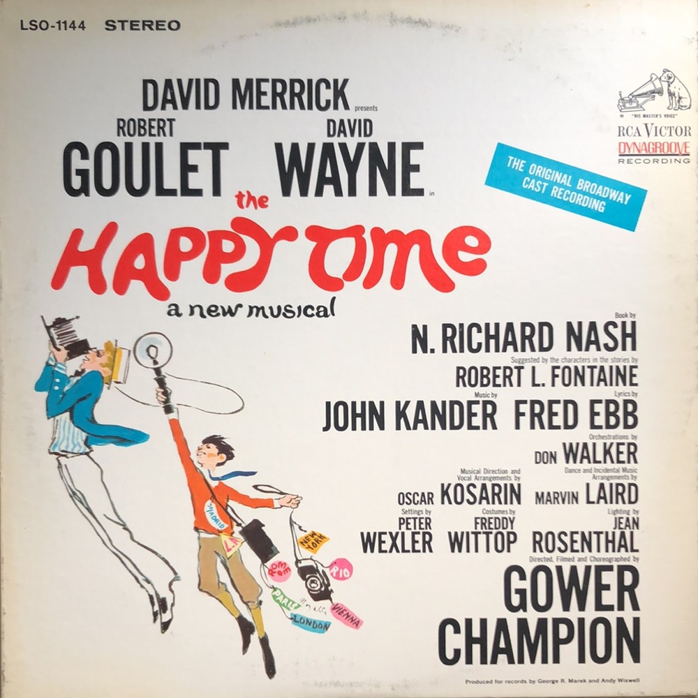 John Kander Fred Ebb Broadway Musical The Happy Time Vinyl Lp '68